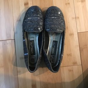 Beverly Feldman Sequined Flats