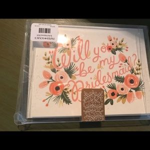 Rifle paper company bridesmaid cards
