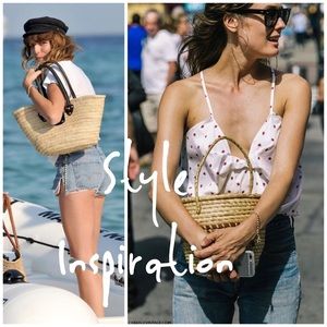 Price drop! New! Super cute Summer straw tote