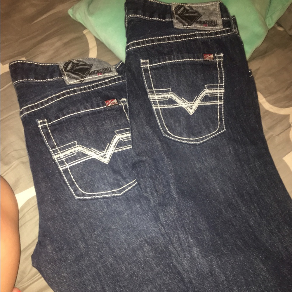 Men's rock and roll FR jeans (2 pair)