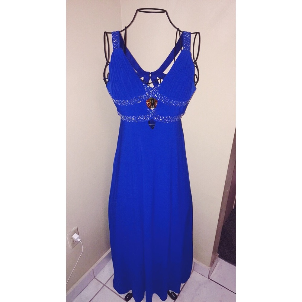 Royal blue formal dress
