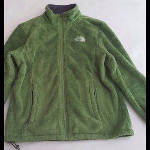 North Face zip up coat