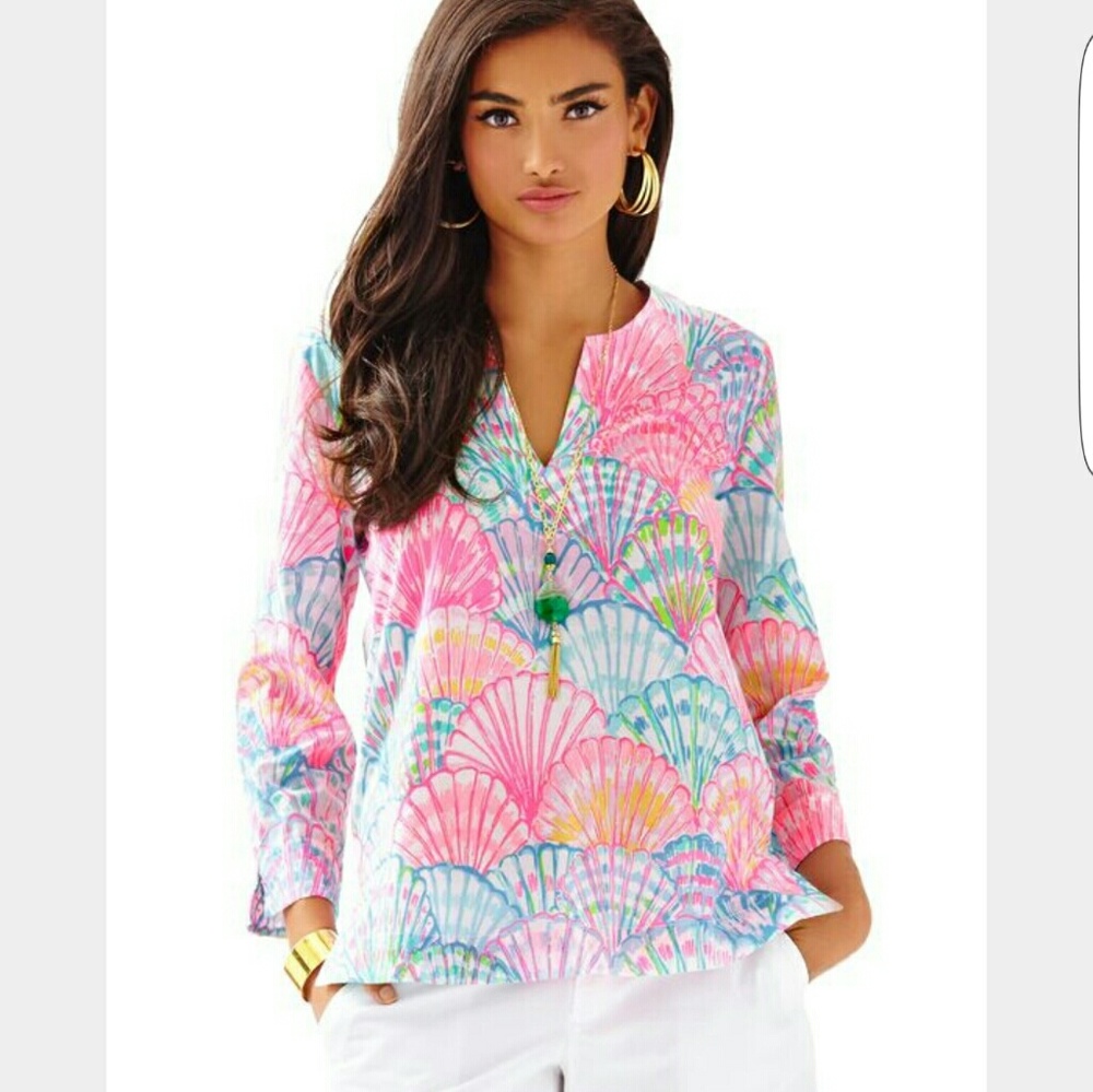 Lilly pulitzer oh shello Amelia tunic