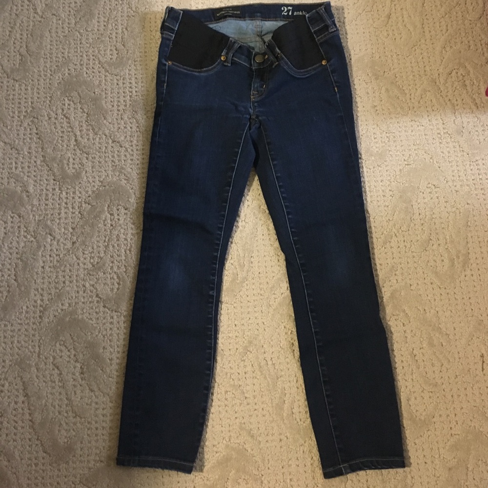 J crew toothpick maternity jeans