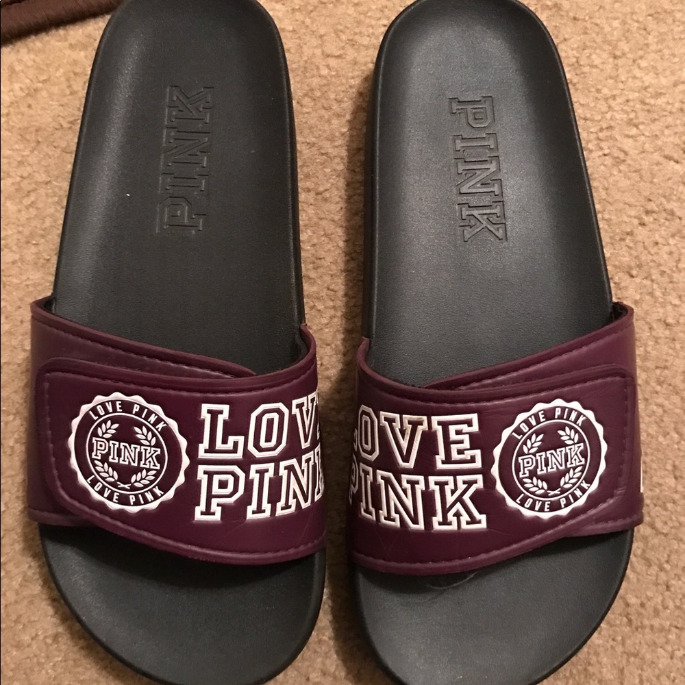 Victoria secret pink flip flops 8 1/2