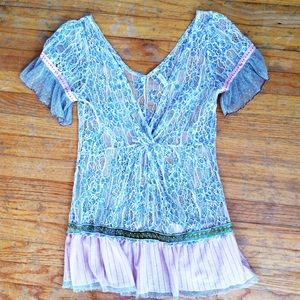 Free People Lace Top (M)