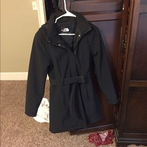 Long north face jacket