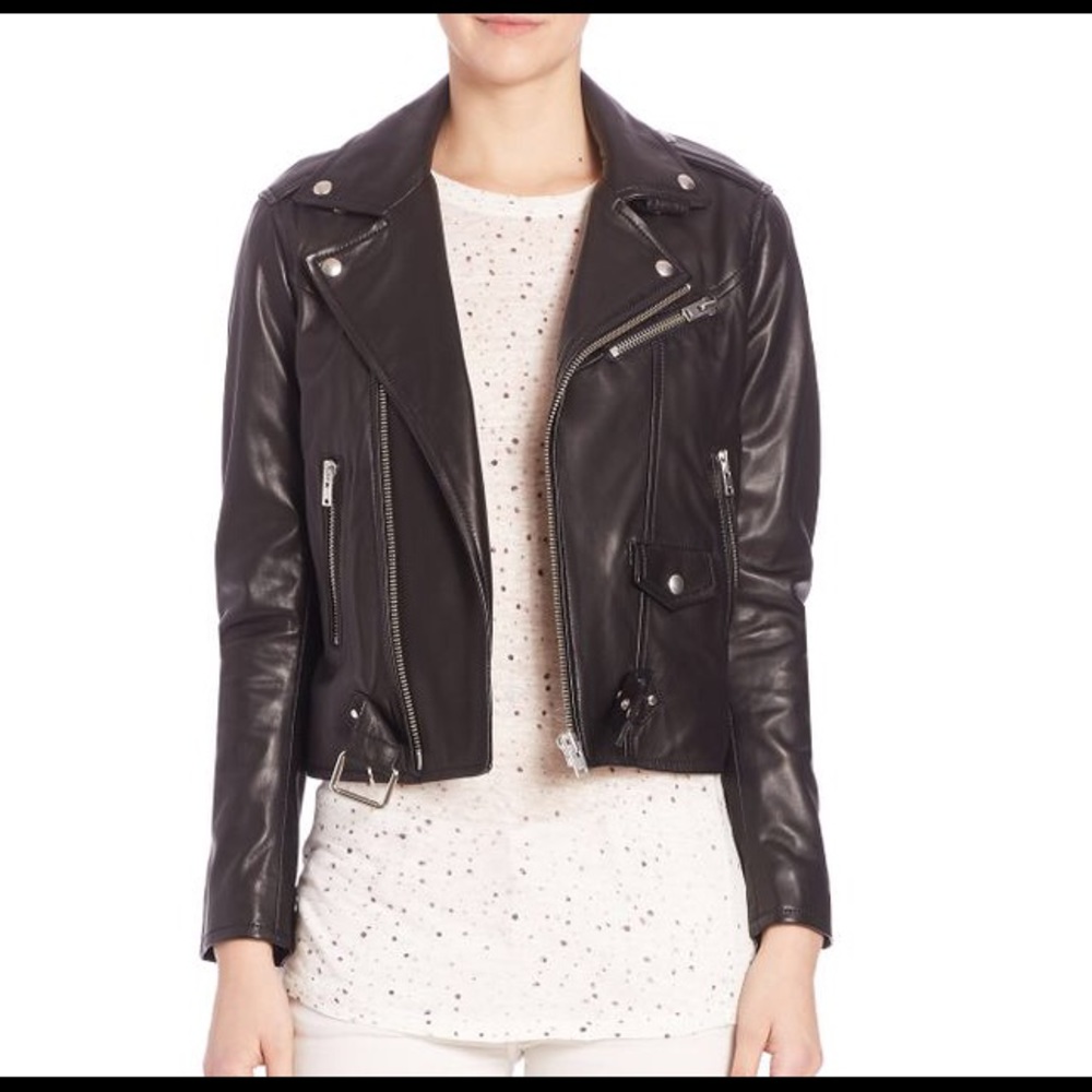 **SOLD** IRO Wendy Leather Jacket Size 36