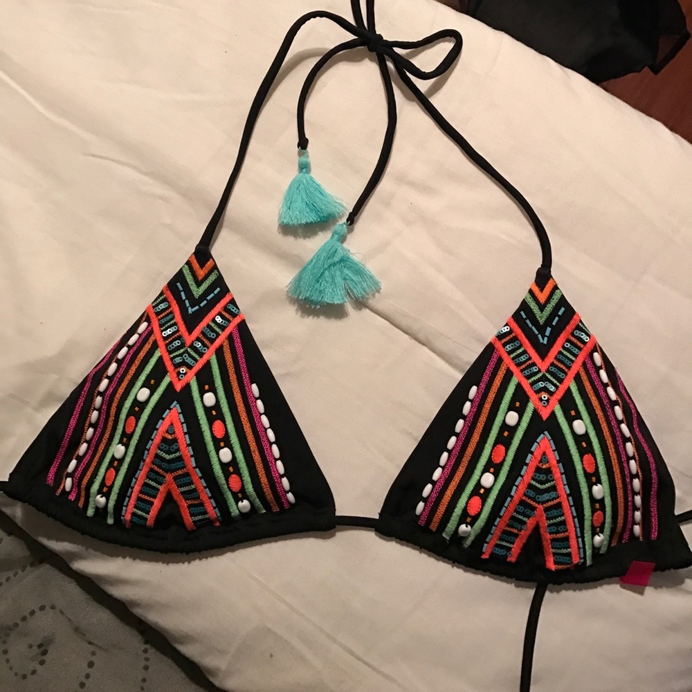 Super cute boho bikini top