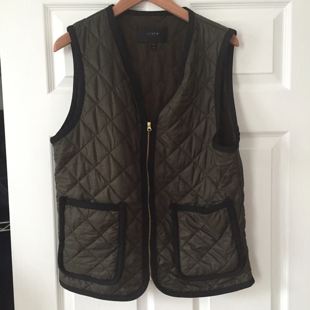 J. Crew Fleece Lined Vest