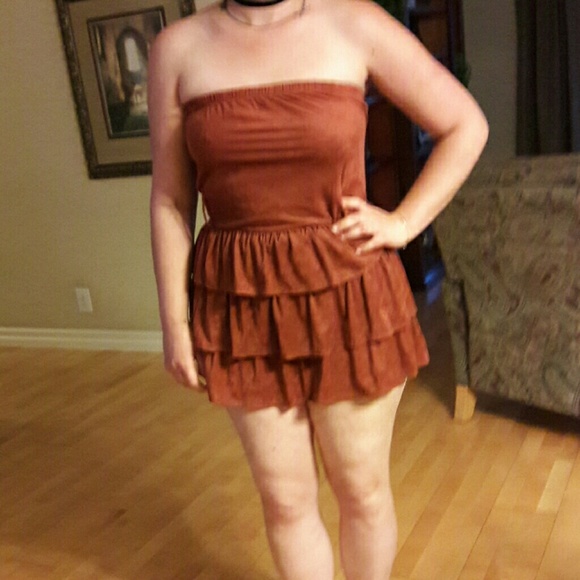 strapless dress, - Picture 2 of 2