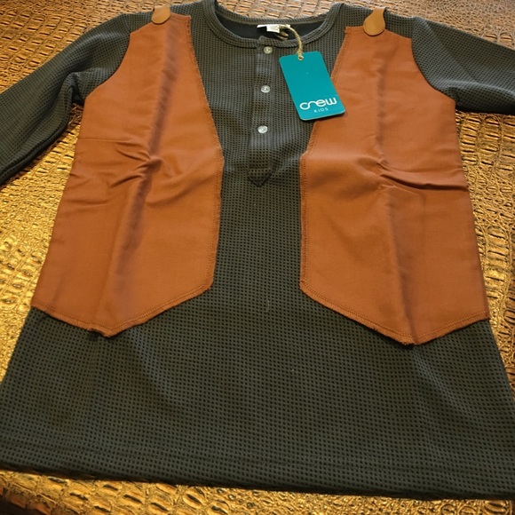 Crew kids long sleeved boys t shirt size 10 - Picture 1 of 2