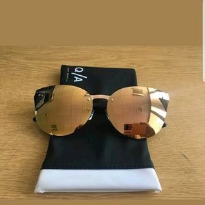 Quay Australia Rose Gold Sunglasses
