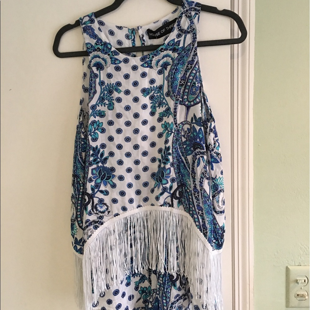 LF fringe romper