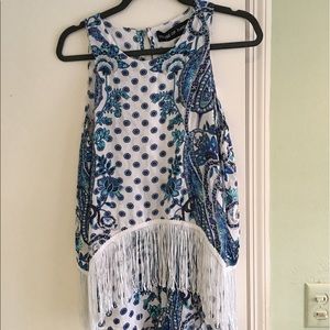 LF fringe romper