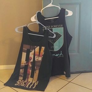 Bundle of Diamond Supply Co. And Fly Society T-top