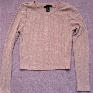 Forever 21 long sleeved crop top