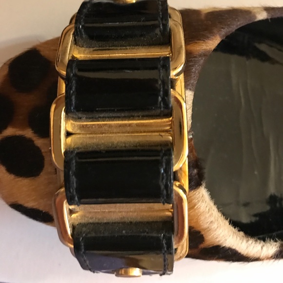 Tory Butch Leopard Print Pony Hair Flats - Picture 5 of 7