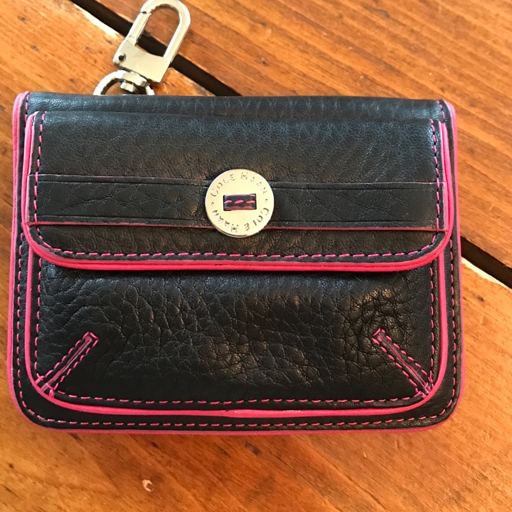 Cole Haan keychain change purse.