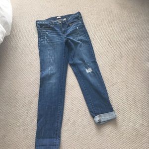 J. Crew distressed jeans