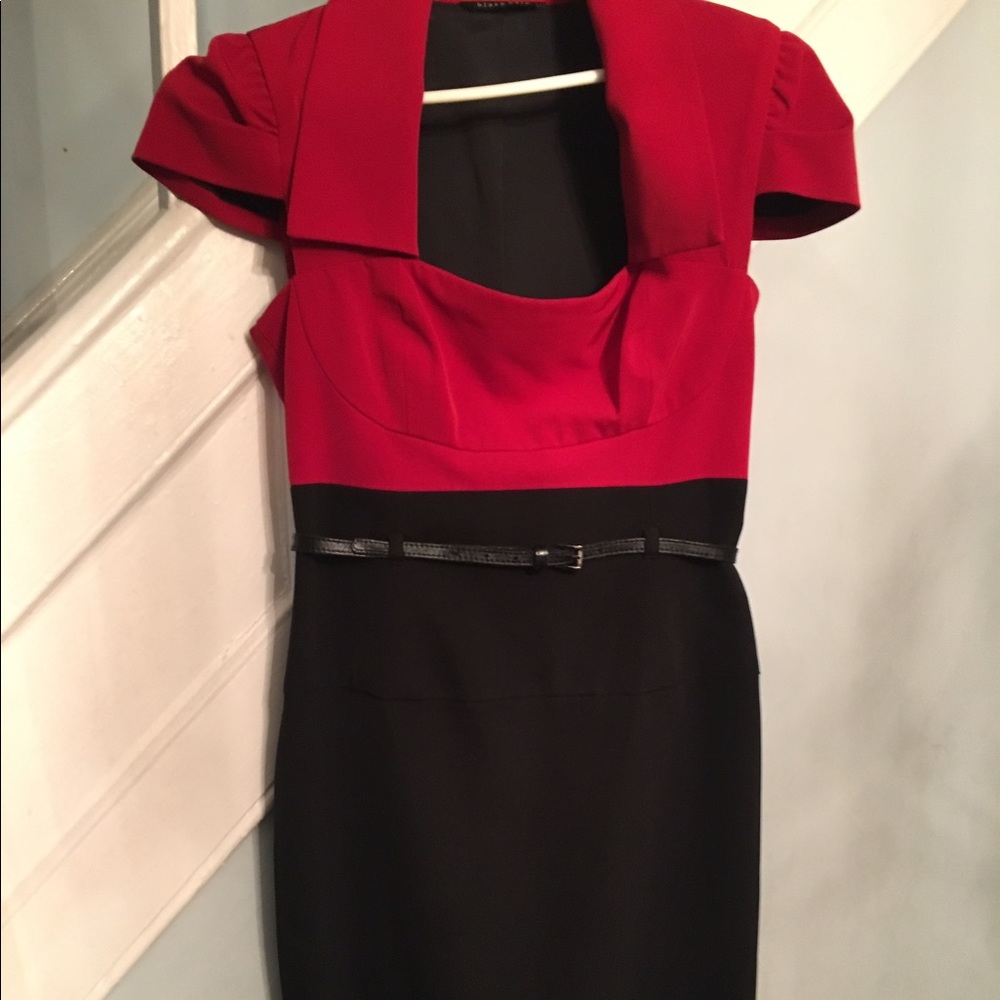 *FINAL SALE! * Black Halo belted dress