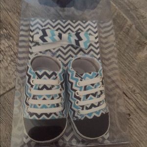 Chevron Baby Tennis Shoes Set