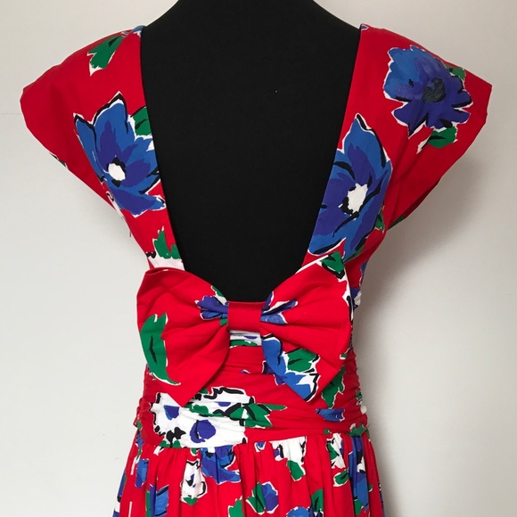 Vintage Dresses - Gorgeous vintage sundress with big bow Vintage Dresses - Gorgeous vintage sundress with big bow