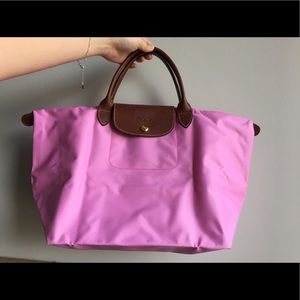 Brand new pink Longchamp medium bag!