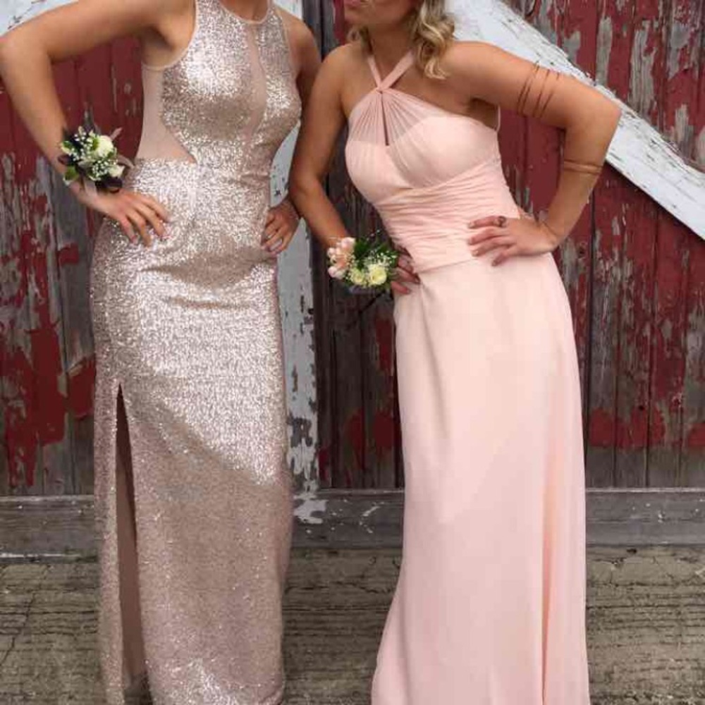 Pink prom dress