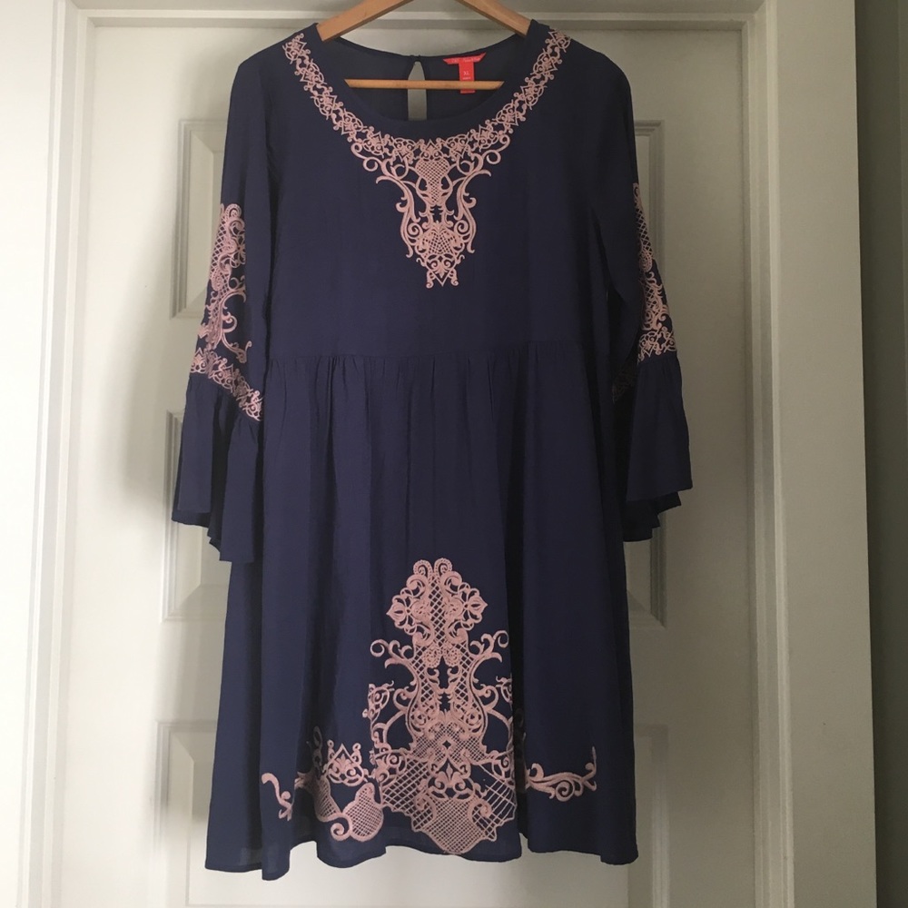 C & V Navy Dress