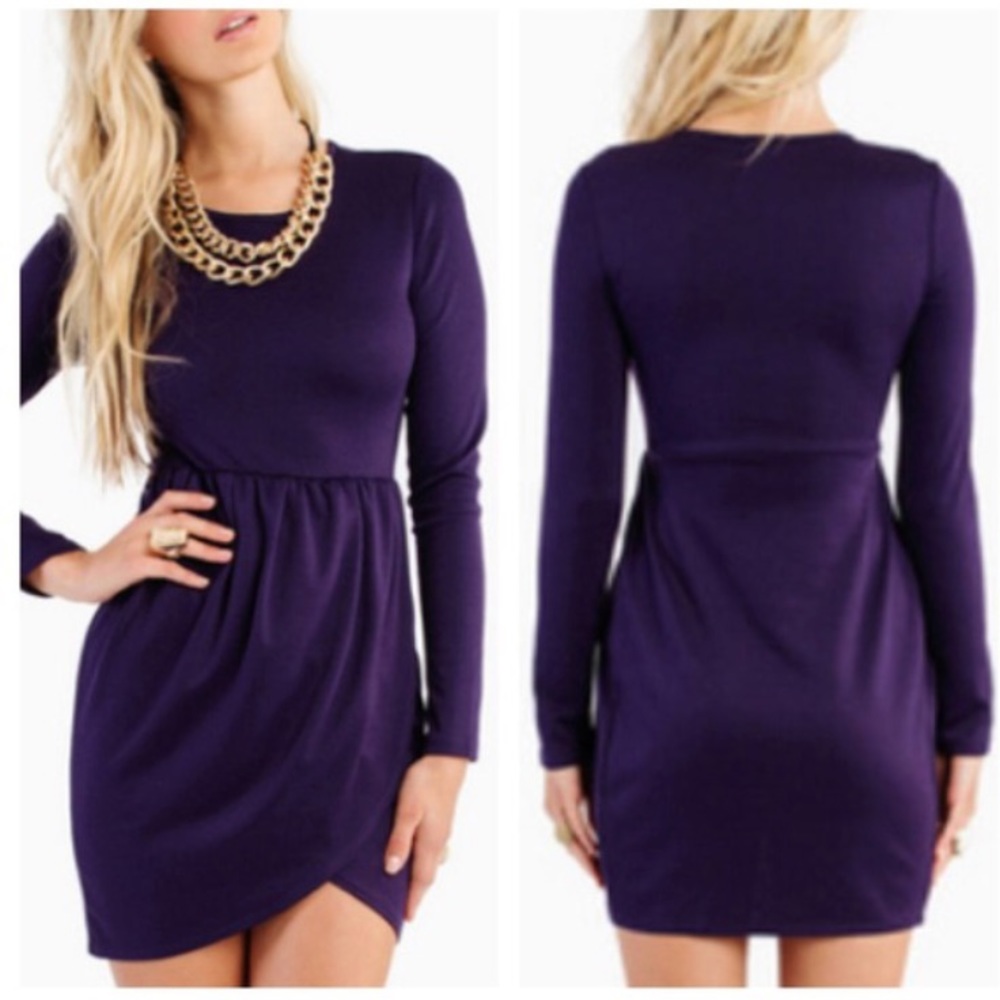 Purple long sleeve Tobi dress