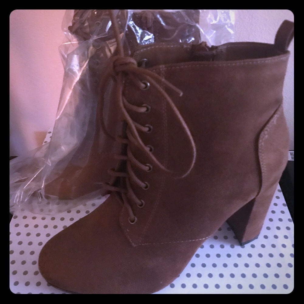 Brown ankle boots
