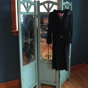 S🎉FRIYAY SALE🎉Sheer Mesh Black Bodycon Dress