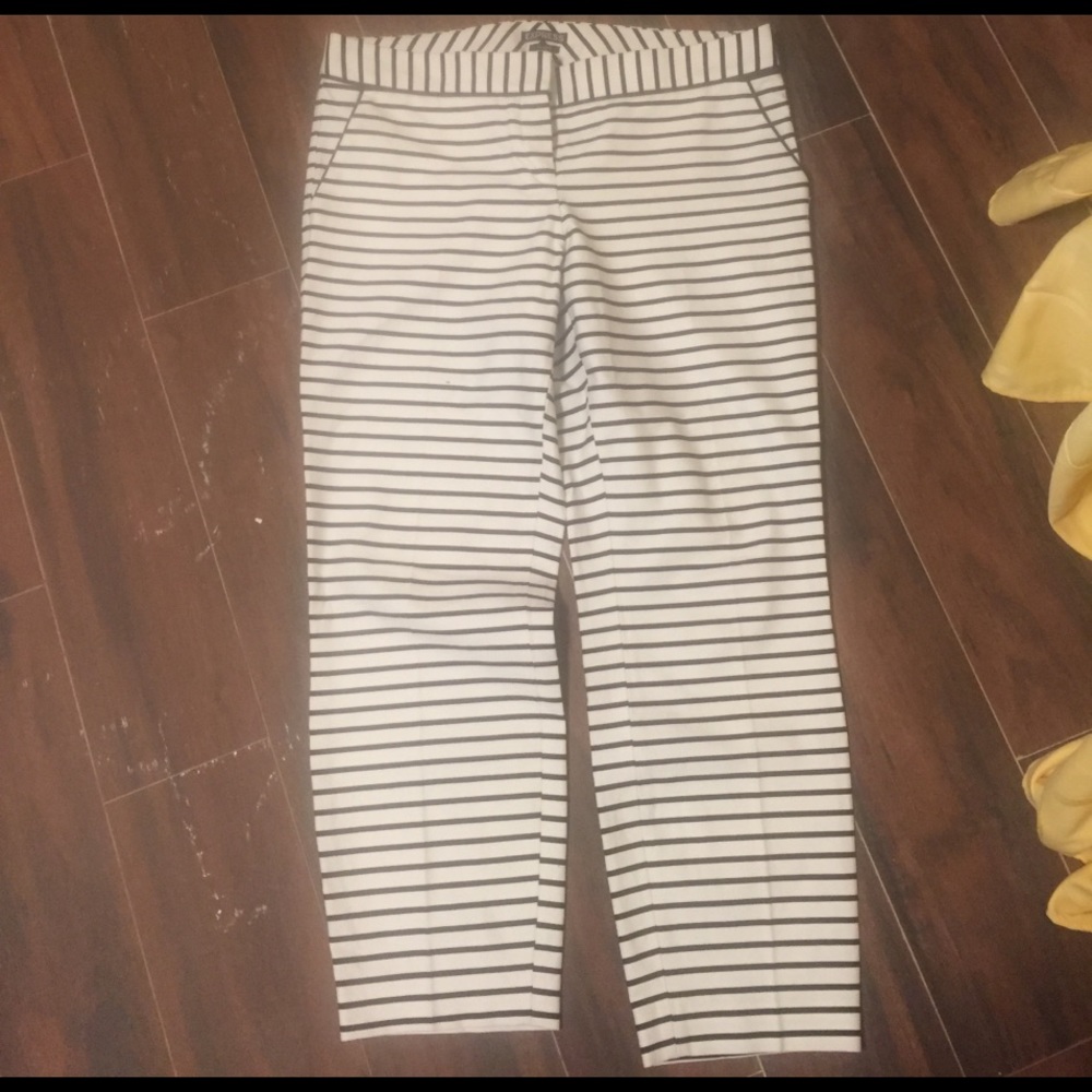 Express Womens Striped Columnist Slacks Size 12R