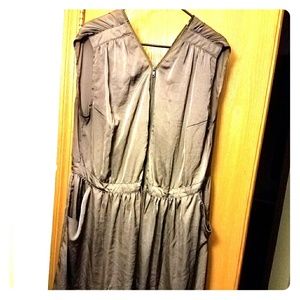 Silver Zip Dress