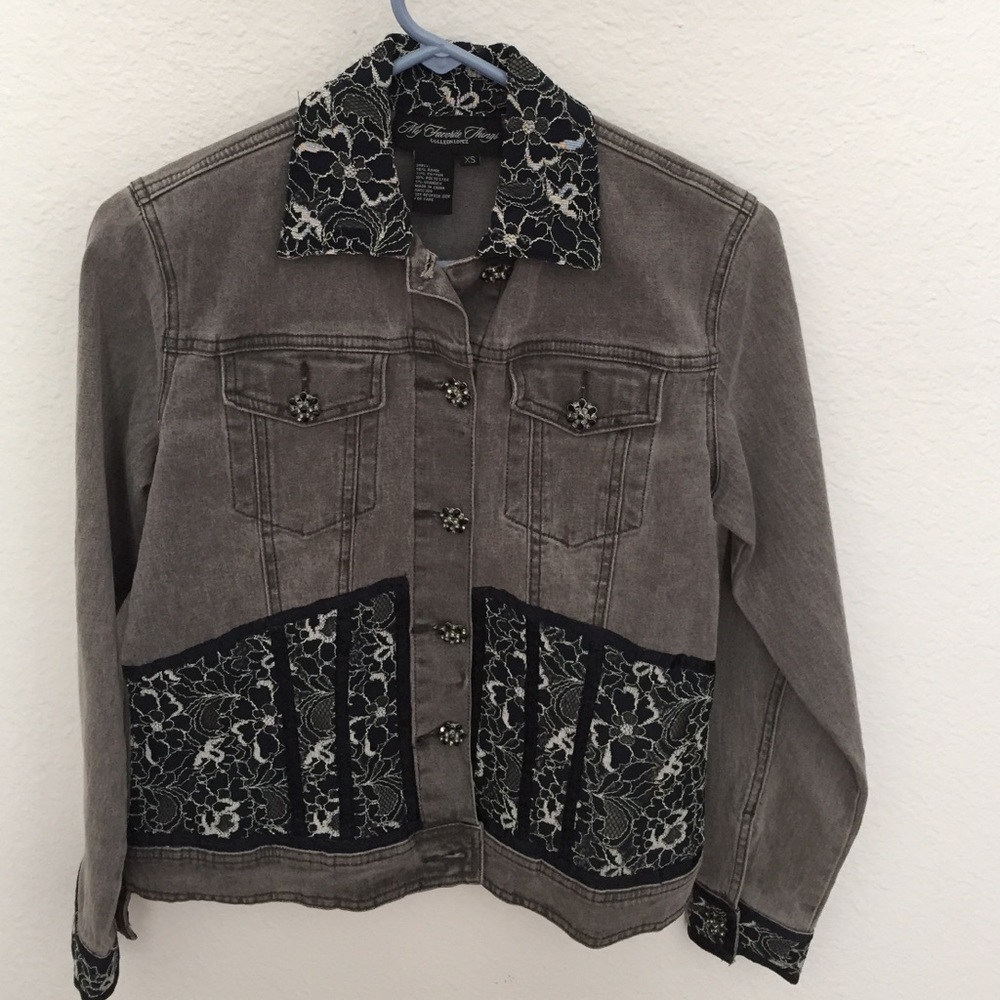 My Fav Things Colleen Lopez Jean Jacket SzXS