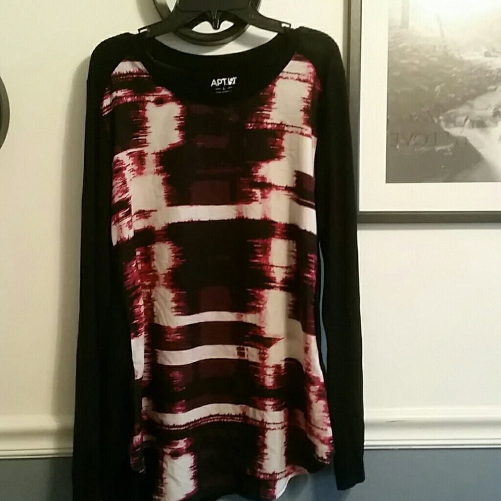 Apt 9 baseball cut tunic