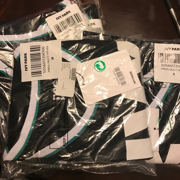 Ivy Park Stripe Trim Logo Bodysuit - Picture 3 of 5