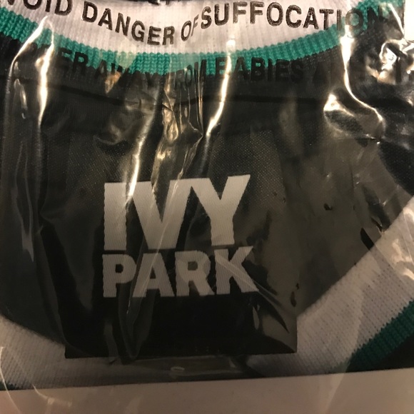 Ivy Park Stripe Trim Logo Bodysuit - Picture 5 of 5