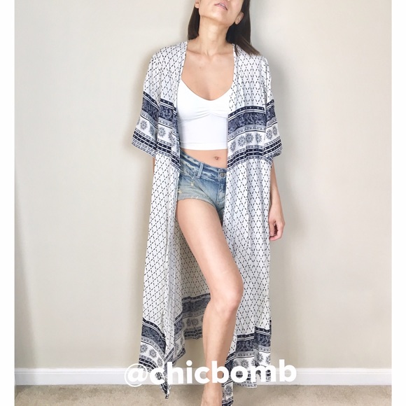 AVA summer long duster. 1DAY sale - Picture 3 of 4