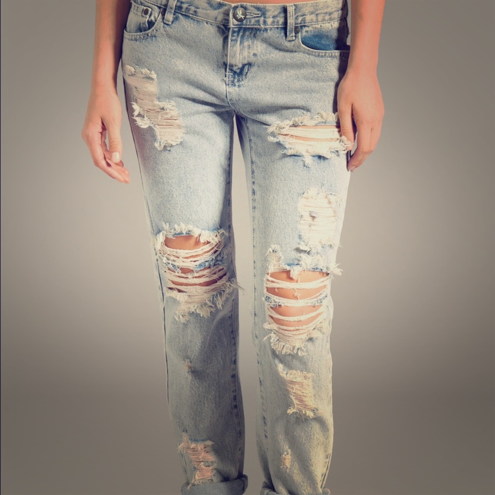 One Teaspoon Awesome Baggies NWT