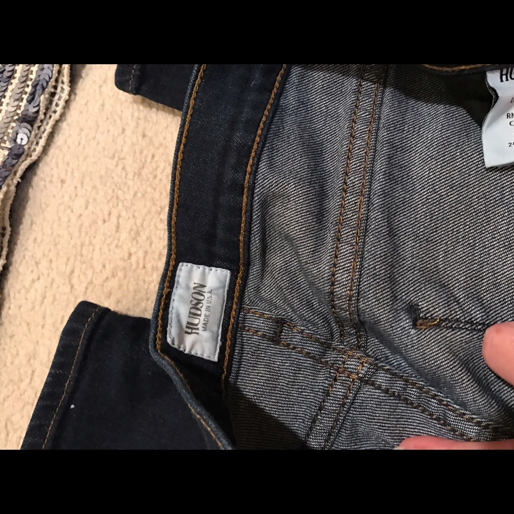 Dark Blue Slim Cut Jeans