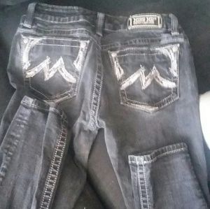 Size 30 light black skinny jeans