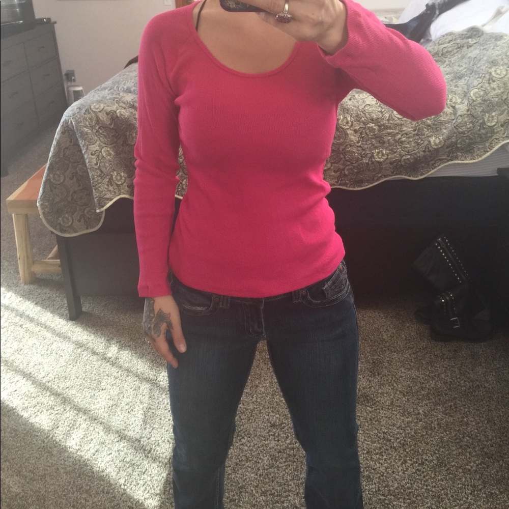 Joe Fresh Pink long sleeved top