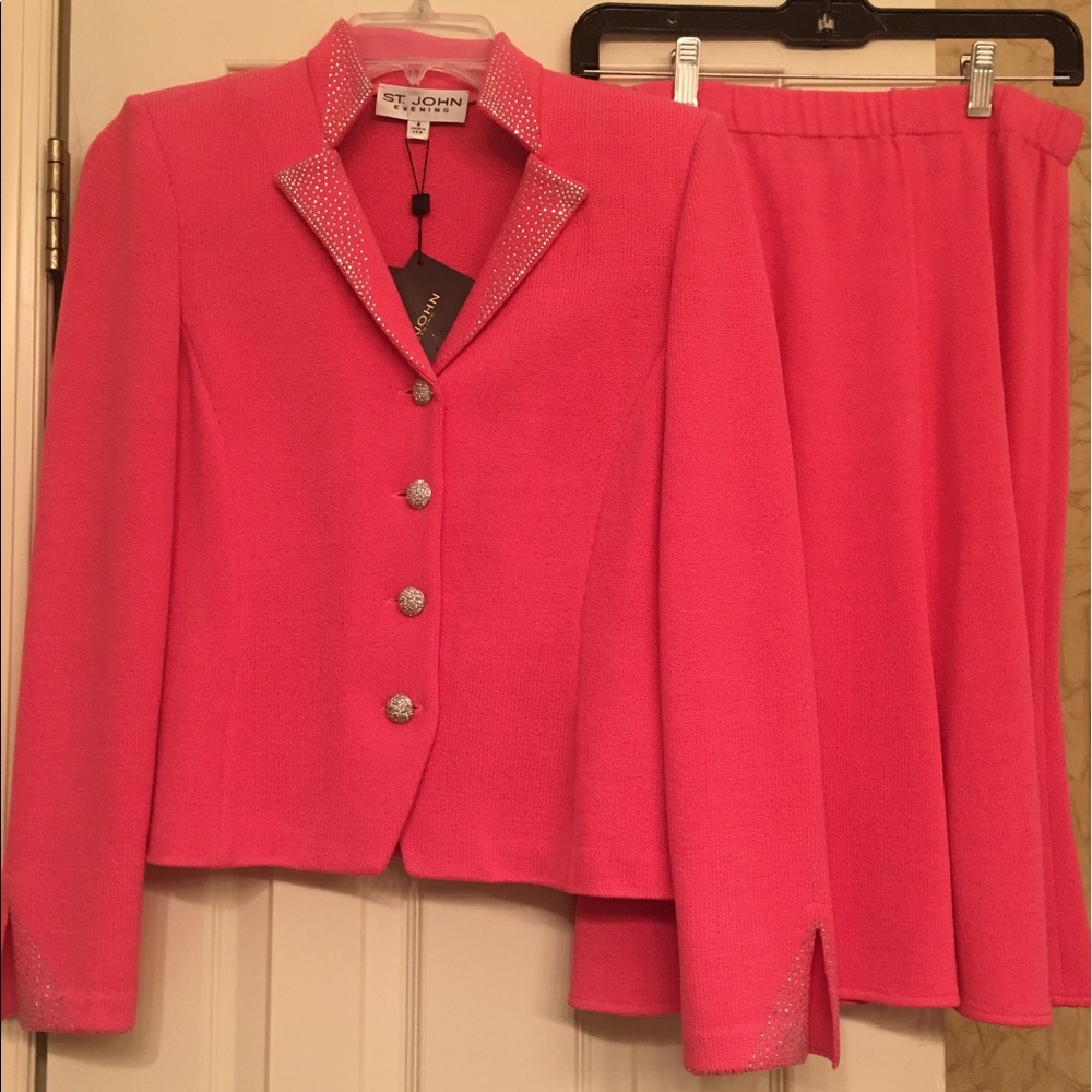 St John Evening skirt and jacket. J - (4). S - (6)
