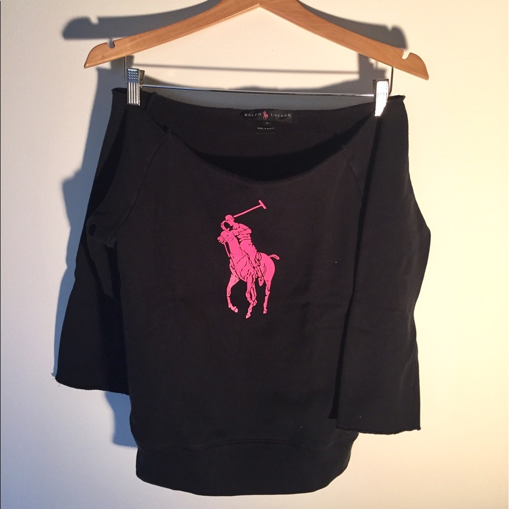 Ralph Lauren Off the Shoulder Vintage Sweater