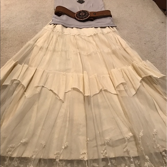 Belt, adjustable, Coral and Stone buckle