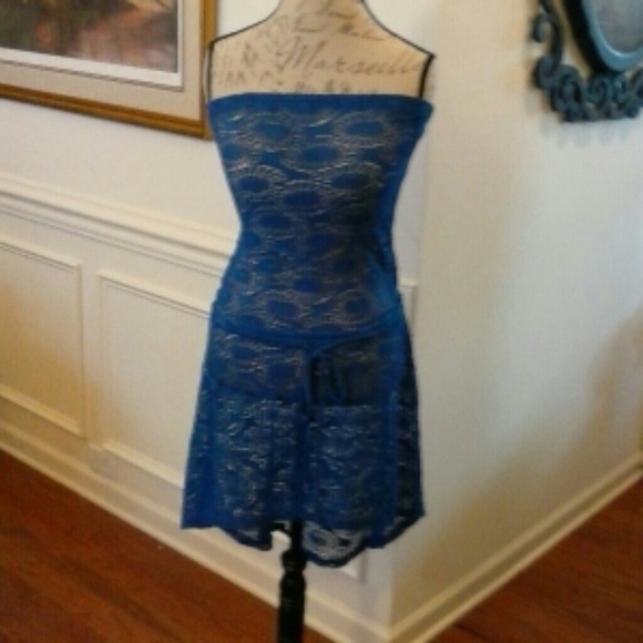 Blue Island Other - SALE NWOT Blue Island Beach Cover Up High Low Sz S