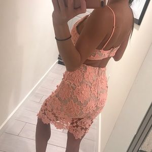 Dresses - Peach two piece dress Dresses - Peach two piece dress