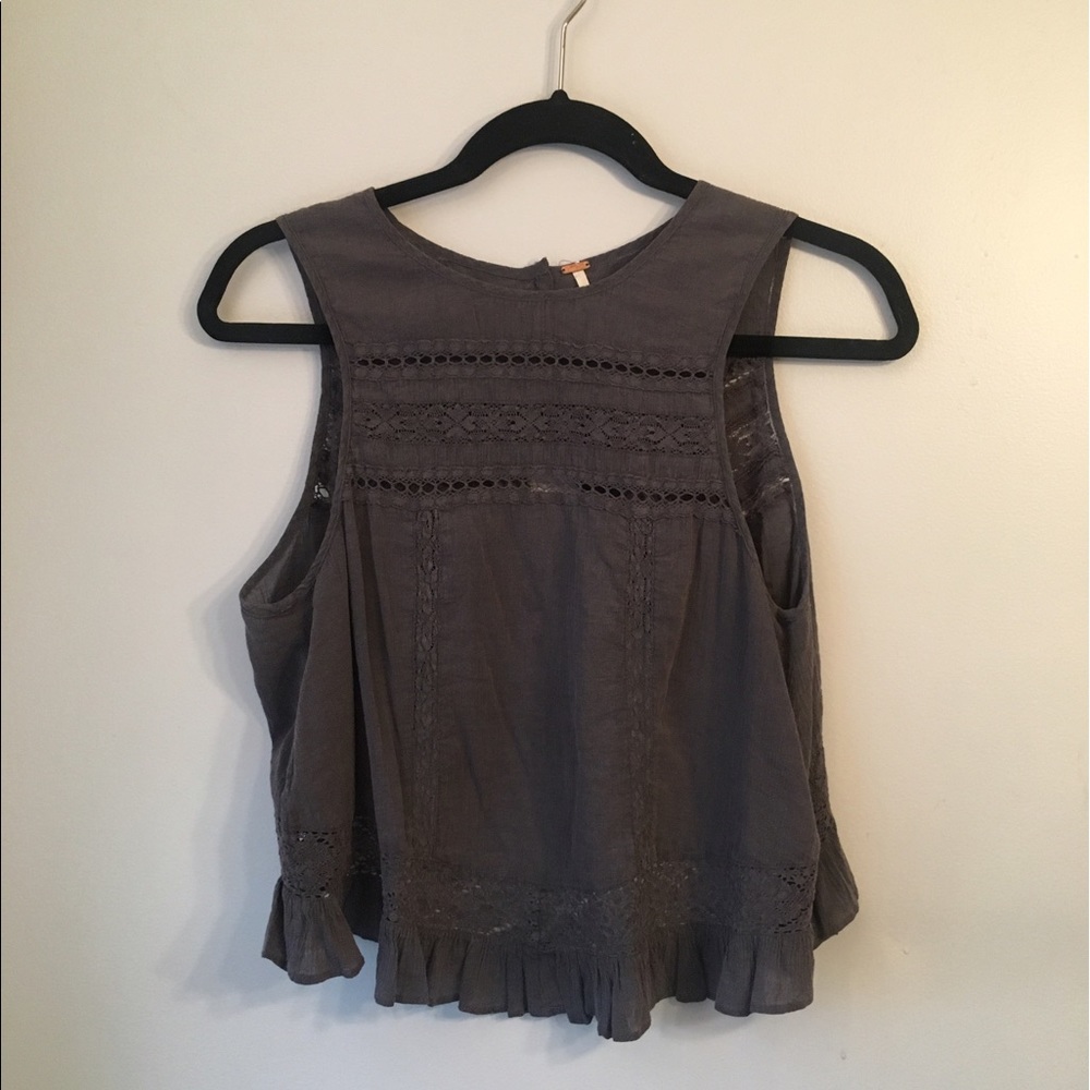 Open back Free People top